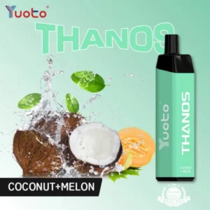 yuoto thanos 5000 puff coconut watermelon