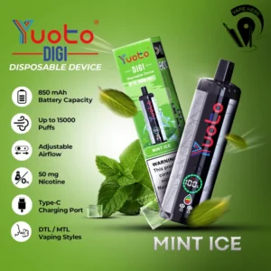 youto digi 15000 puff Mint ice