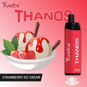 yuoto thanos 5000 puff strawberry ice cream