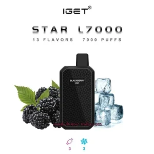 I GET L STAR 7000 PUFF BLACKBERRY ICE