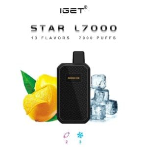 IGET STAR L7000 PUFF MANGO ICE