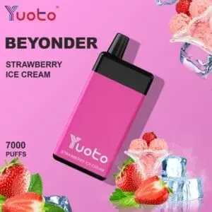 YUOTO BEYONDER 7000 PUFF STRAWBERRY ICE CREAM
