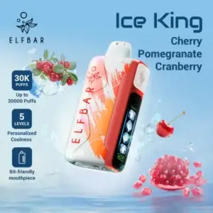 ELFBAR ICE KING 30000 PUFF CHERRY POMEGRANATE