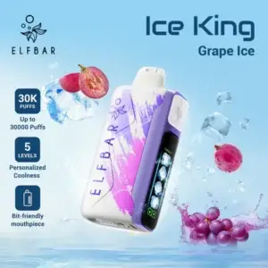 ELFBAR ICE KING 30000 PUFF GRAPE ICE