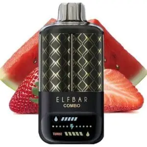 ELFBAR COMBO 25000 PUFF STRAWBERRY & WATERMELON BUBBLEGUM