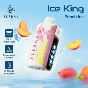ELFBAR ICE KING 30000 PUFF PEACH ICE