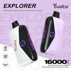 YUOTO EXPLORER 16000 PUFF DOUBLE APPLE HOOKAH