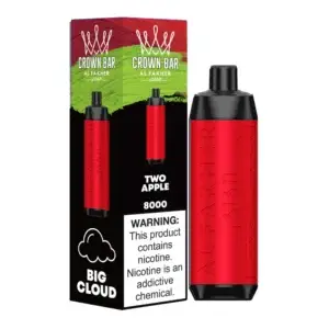 AL FAKHER CROWN BAR 8000 PUFF TWO APPLE