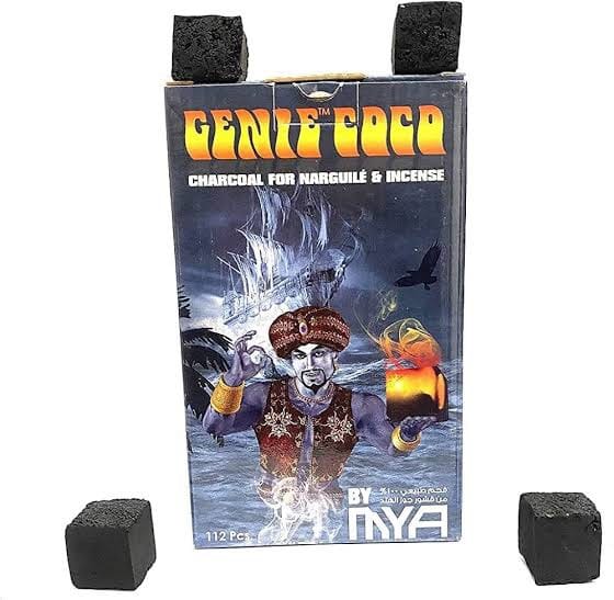 MYA Genie Hookah Coconut Charcoal 1 KG 112pcs