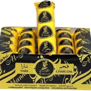 Al Afandi Nara Charcoal Magic Coal Charcoal Pack of 10 (100 COALS)