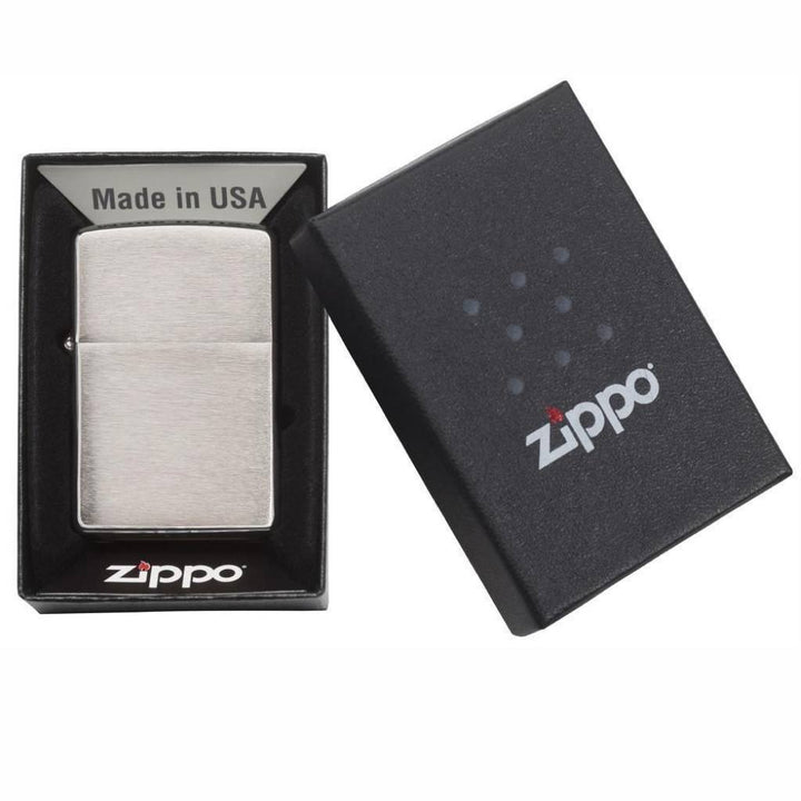 Zippo Classic Brushed Chrome Lighter - 200 - Image 3